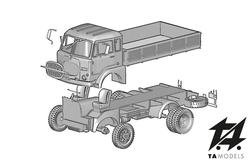 Fiat 639 N3 Kit di Montaggio scala h0 1:87
