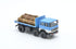 691 2+1 Axle Short Wheelbase Truck, Blue, with Flatbed and Log Loading