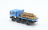 691 2+1 Axle Short Wheelbase Truck, Blue, with Flatbed and Log Loading