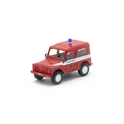 Fiat AR76 Campagnola Hard Top Fire Brigade H0 Scale 1:87