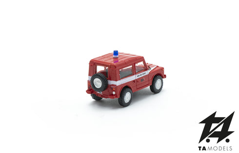 Fiat AR76 Campagnola Hard Top Fire Brigade H0 Scale 1:87