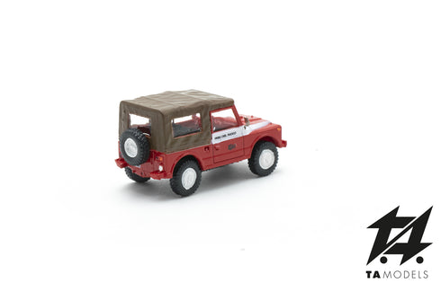 Fiat AR76 Campagnola Fire Brigade Tarpaulin Mounted H0 Scale 1:87